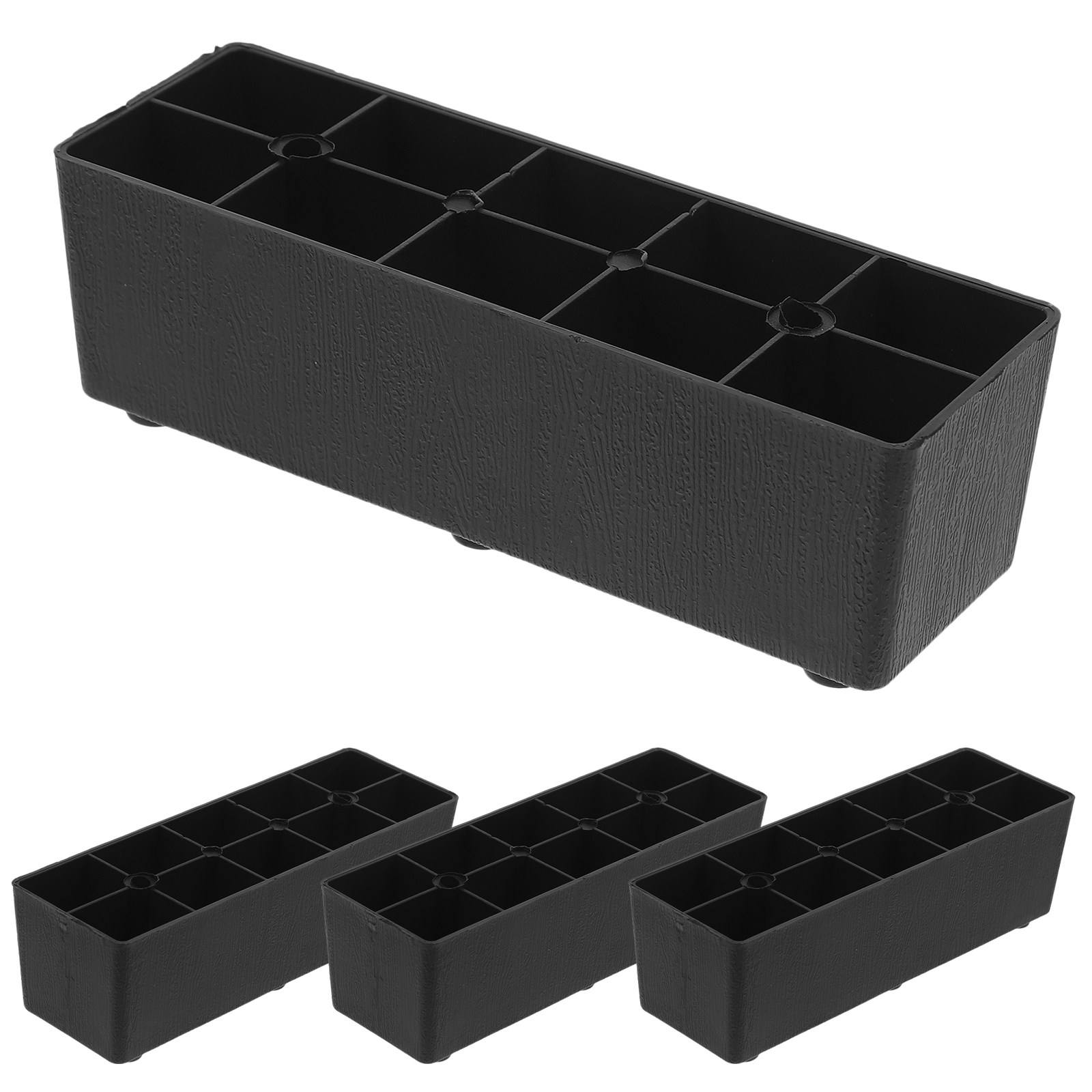 Heavy Equipment Washing - 4Pcs Plastic Bed Risers Heavy Duty