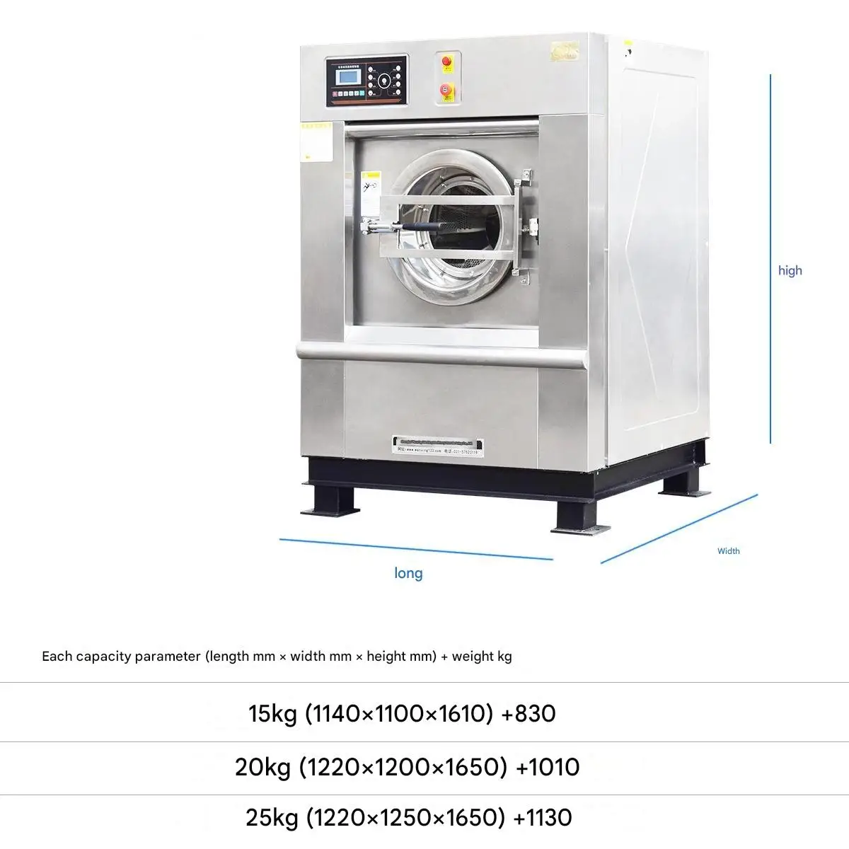 Heavy Equipment Washing - Heavy 100KG Industrial Washer Extractor Ironing