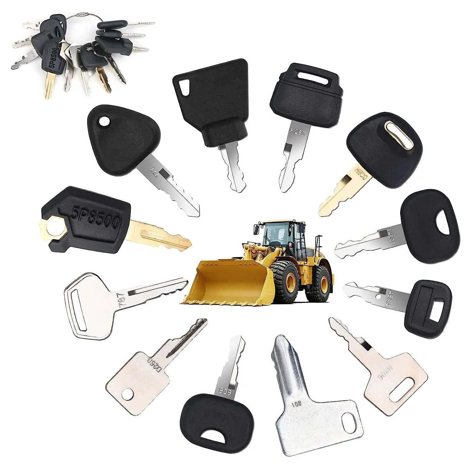 Heavy Equipment Hitachi - 12 Keys Heavy Equipment Construction Ignition