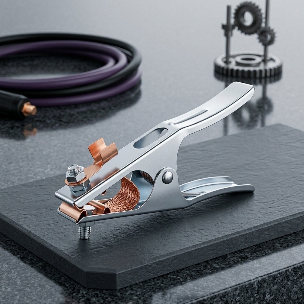 Welding Heavy Equipment - 1pc 300A/500A/800A Heavy-Duty Copper Ground Clamp