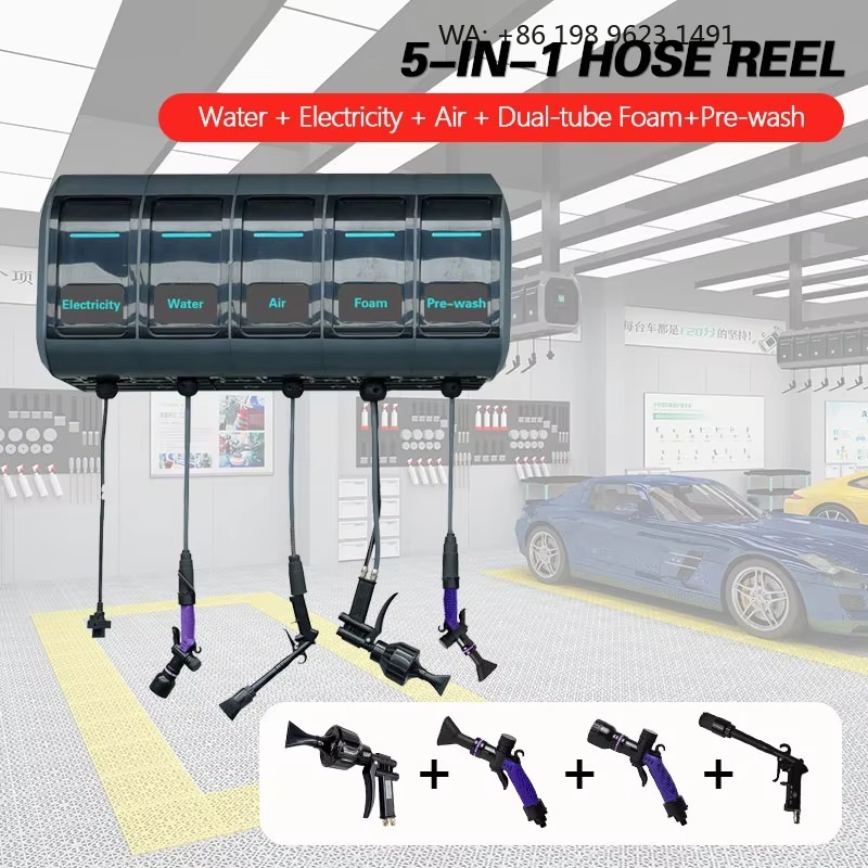 Car Wash Hose Reel Steel Heavy - огляд і ціна Heavy Equipment Washing