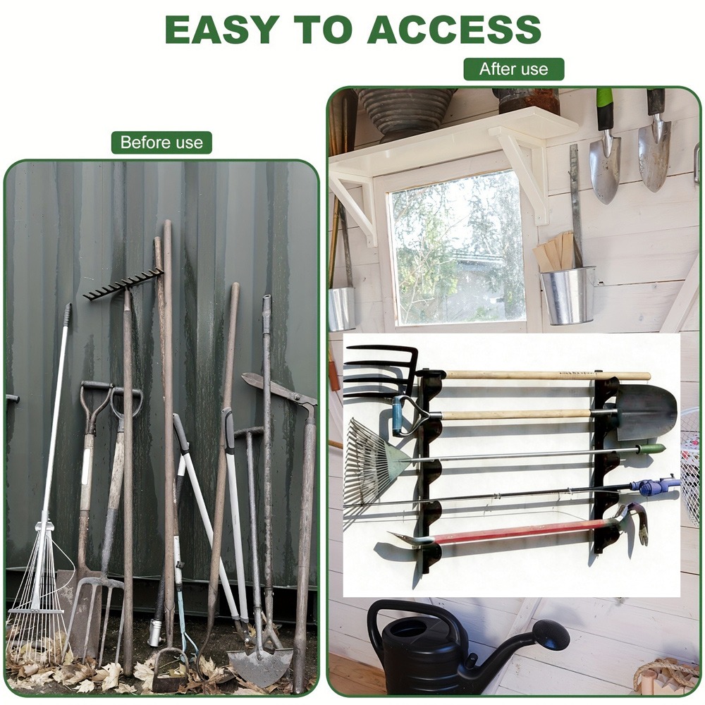 Metal Wall‑Mounted Farm Tool S - огляд і ціна Heavy Equipment Storage Yard