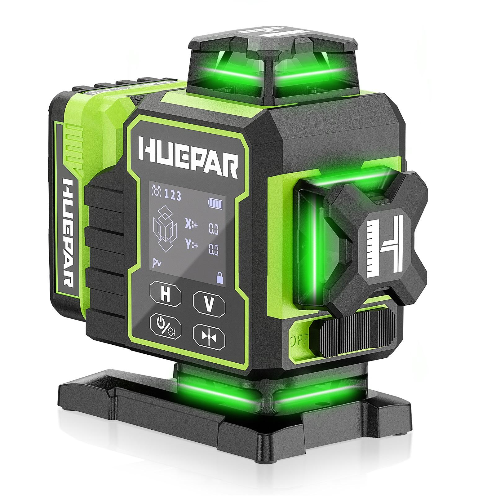 2026 Huepar W04CG Green Lasers - огляд і ціна Laser Level Rotary