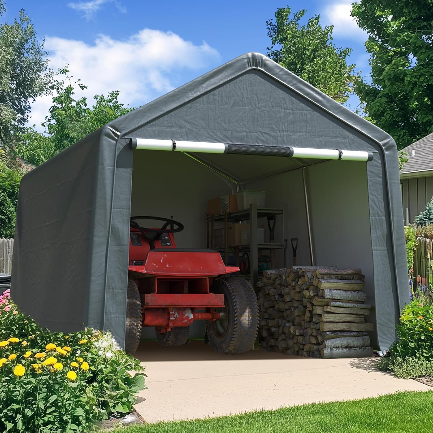 Large Outdoor Storage Shed Mul - огляд і ціна Heavy Equipment Storage Yard