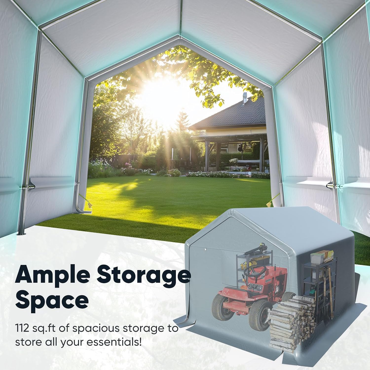 Large Outdoor Storage Shed Mul - огляд і ціна Heavy Equipment Storage Yard