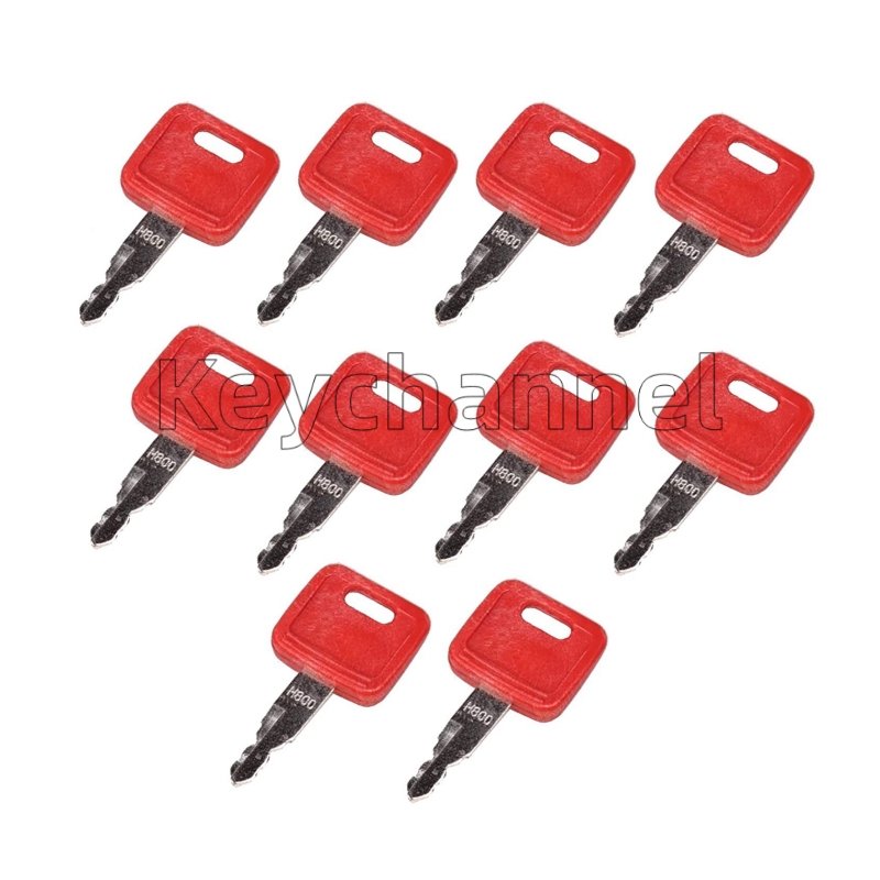 keychannel 10pcs/lot Red Heavy - огляд і ціна Heavy Equipment Hitachi