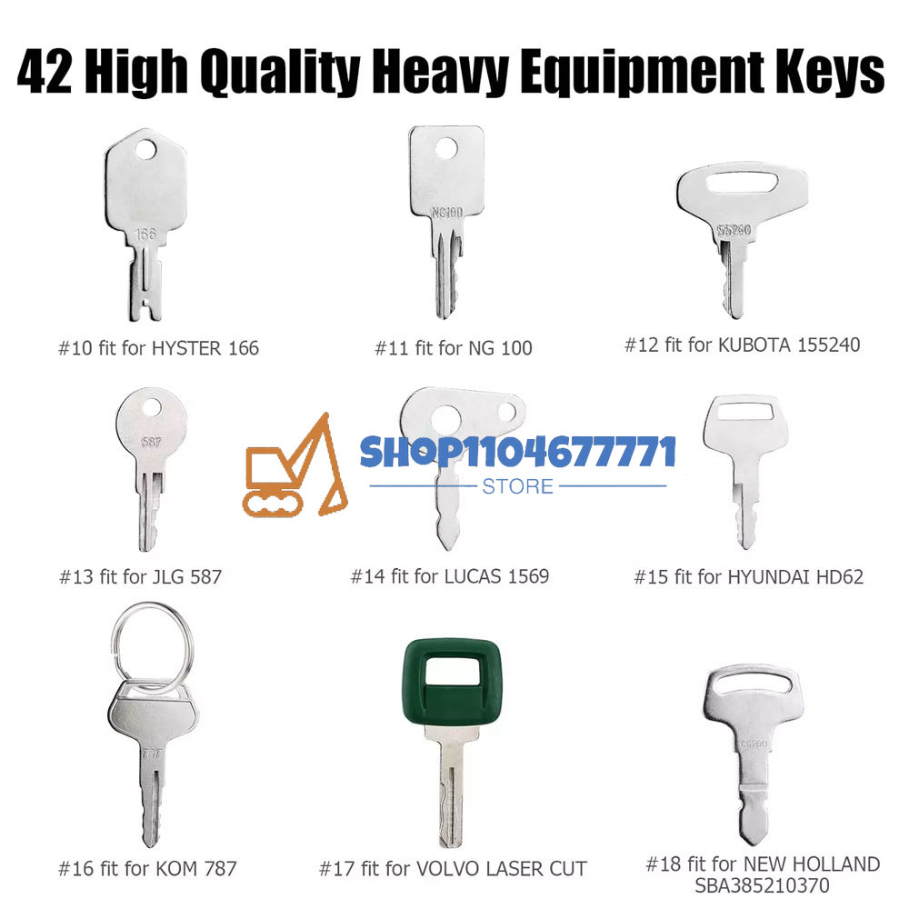 42 Keys Heavy Equipment Constr - огляд і ціна Heavy Equipment Hitachi