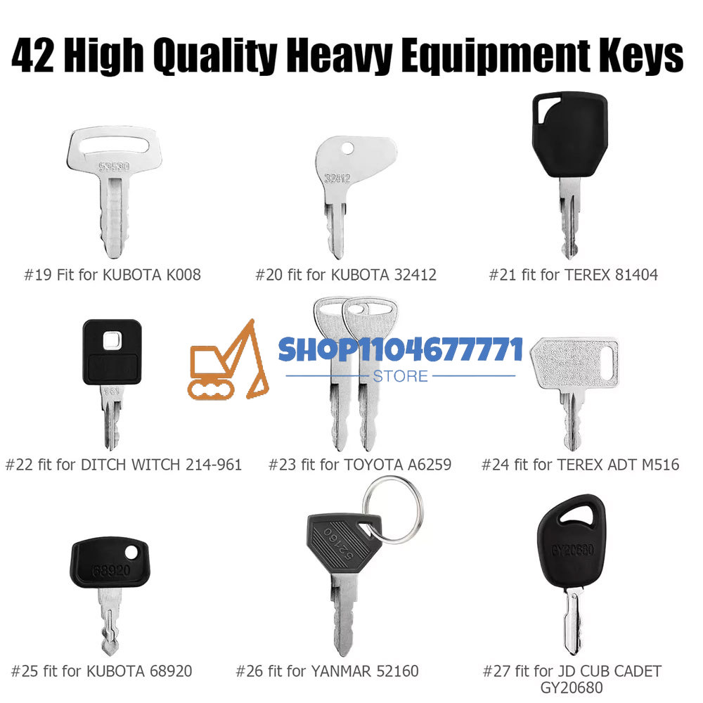 42 Keys Heavy Equipment Constr - огляд і ціна Heavy Equipment Hitachi