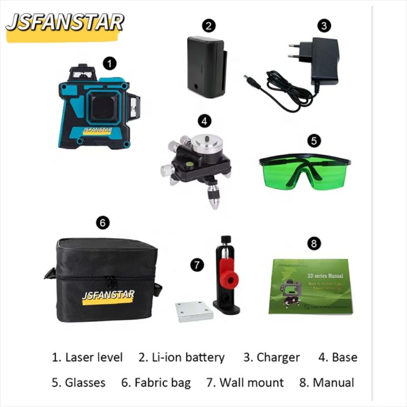 ATV3d 12 Lines Rechargeable Li - огляд і ціна Laser Level Rotary