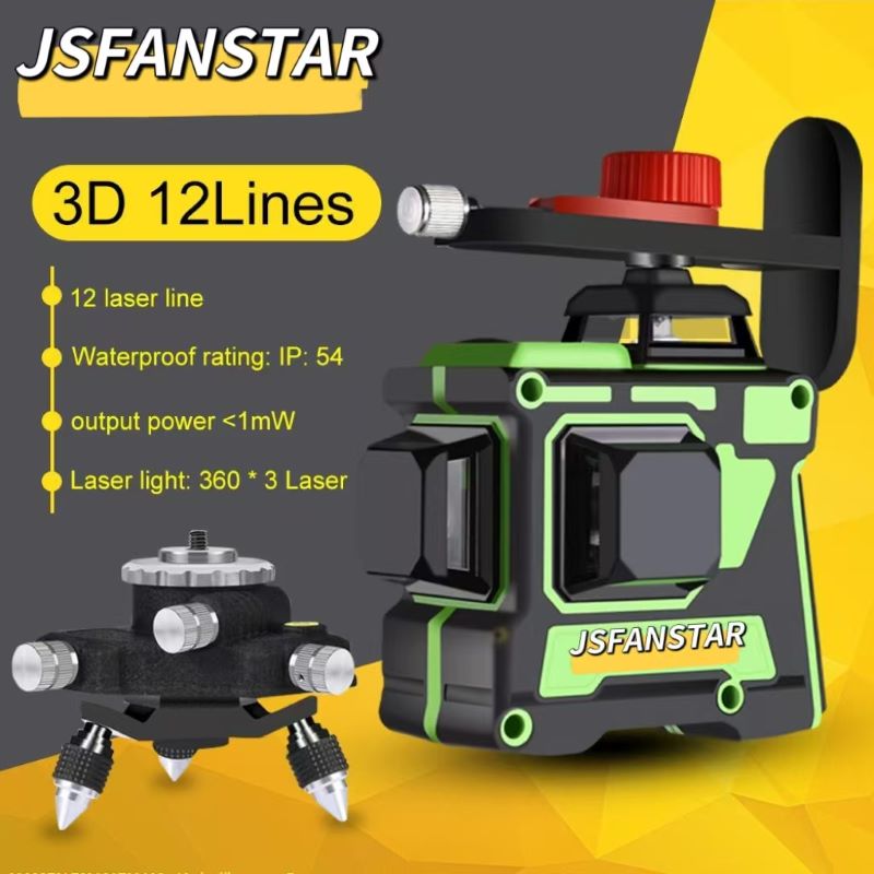 ATV3d 12 Lines Rechargeable Li - огляд і ціна Laser Level Rotary